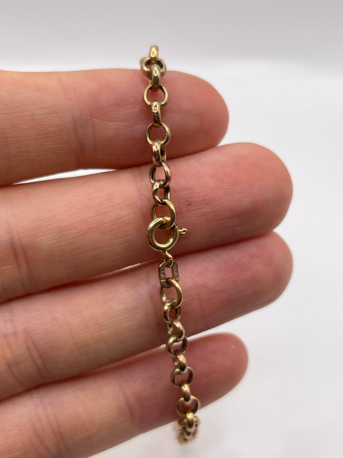 9ct rose gold bracelet