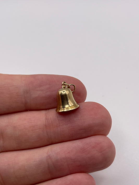 9ct gold bell charm