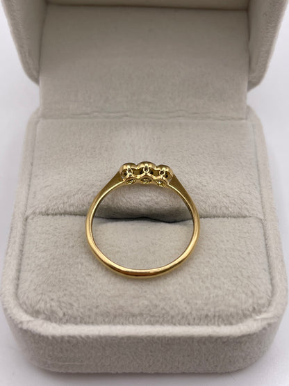 18ct gold platinum diamond ring
