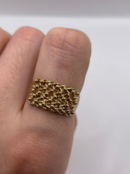 9ct gold keepers ring