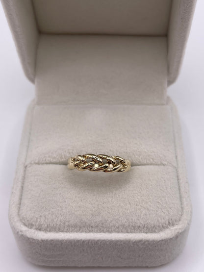 9ct gold knot ring