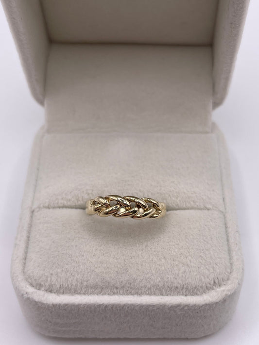 9ct gold knot ring