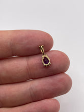 Load image into Gallery viewer, 9ct gold amethyst pendant
