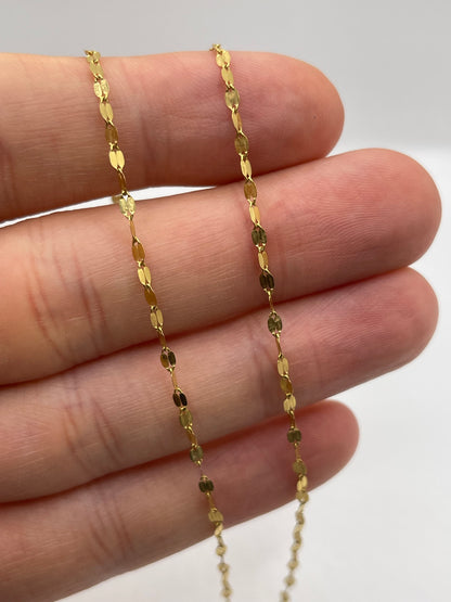 9ct gold chain 454