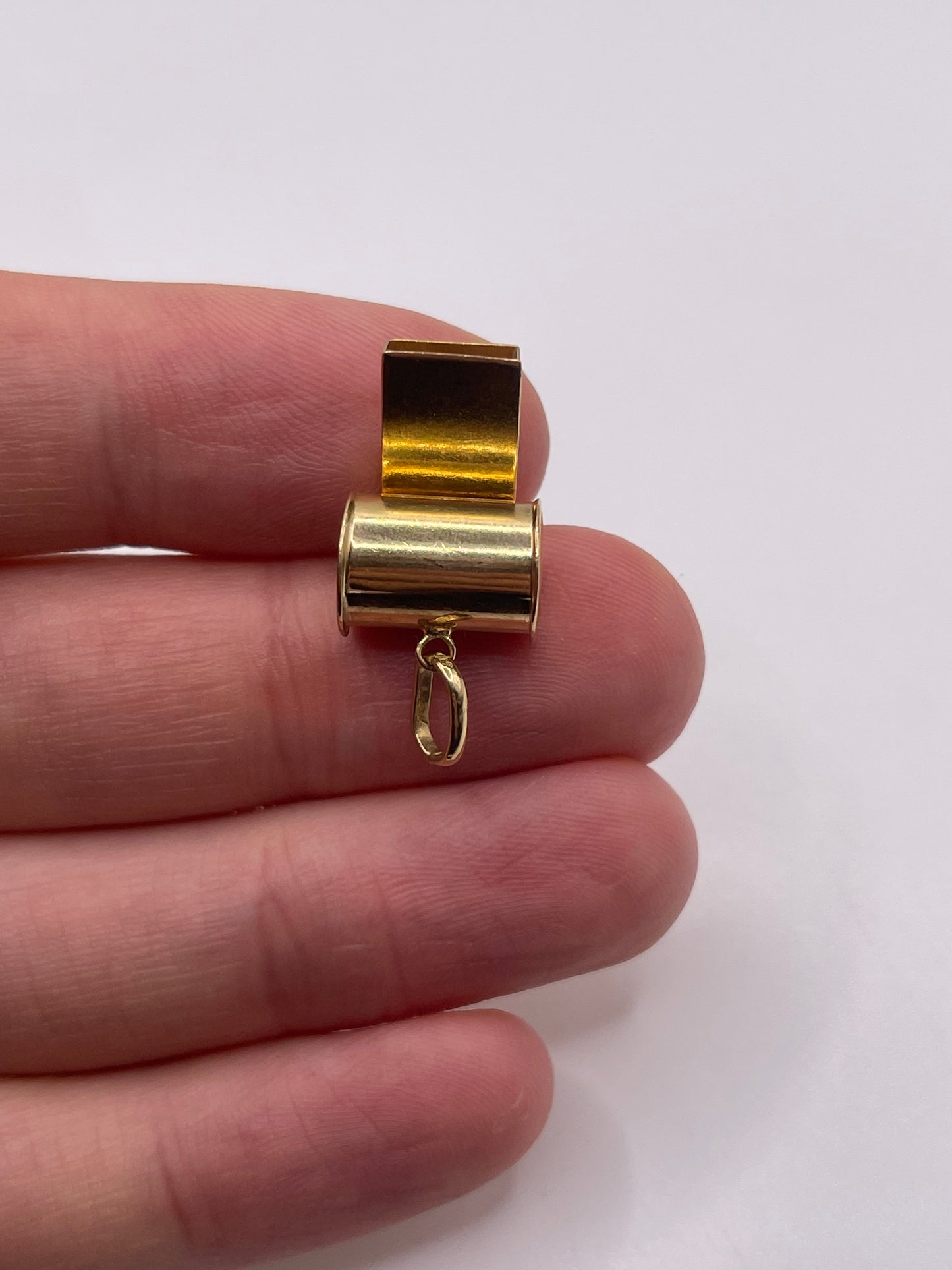 9ct gold whistle charm