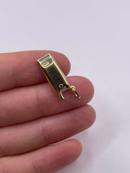 9ct gold mobile phone charm