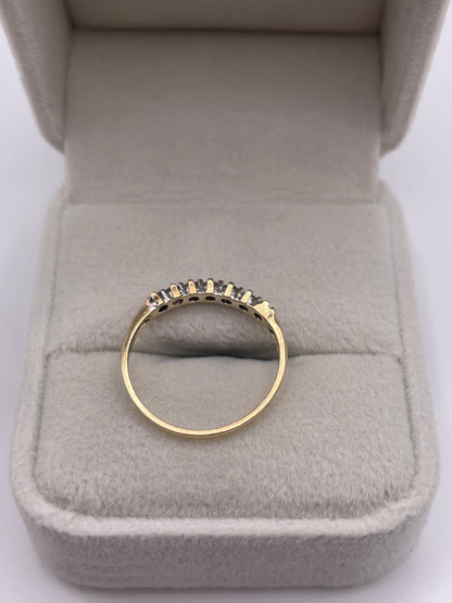 9ct gold diamond ring
