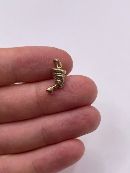 9ct gold queen Nefertiti charm
