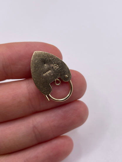9ct gold padlock 6