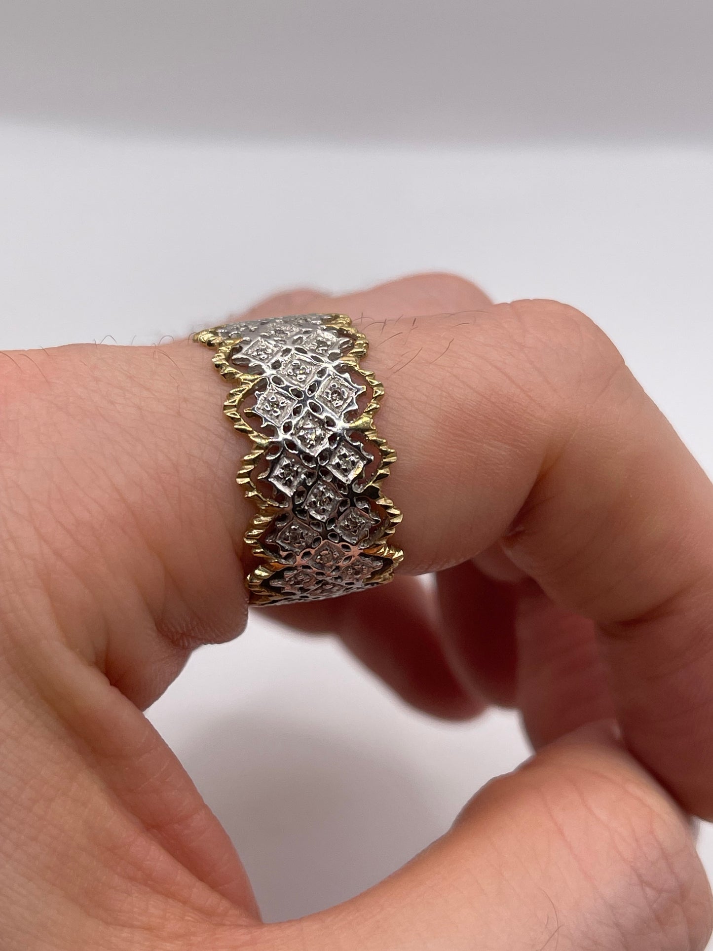 9ct gold diamond eternity ring