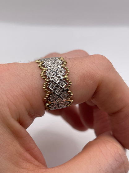 9ct gold diamond eternity ring