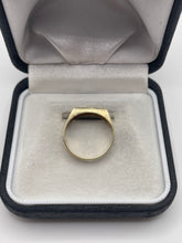 Load image into Gallery viewer, 9ct gold diamond signet ring
