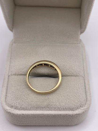 9ct gold diamond ring