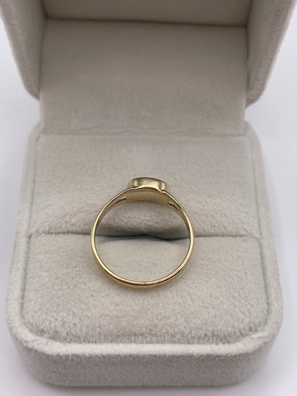 9ct gold blue John ring