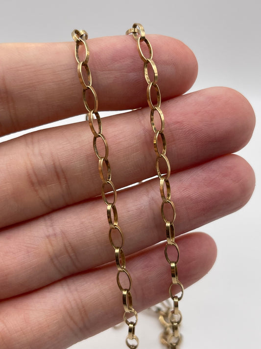 9ct gold chain 497
