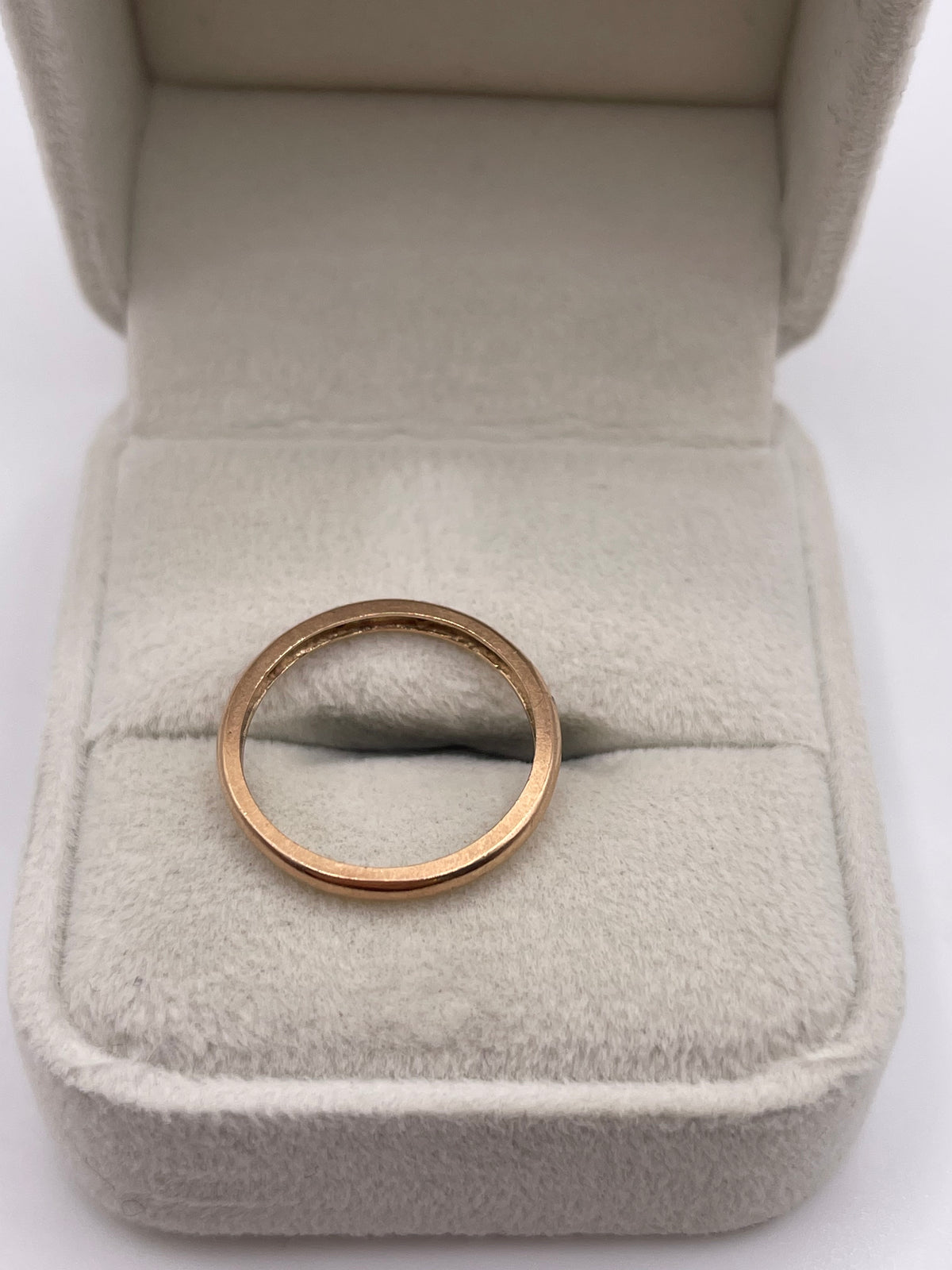 9ct rose gold diamond ring