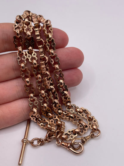 9ct rose gold chain 219