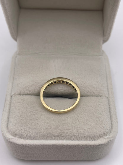 9ct gold diamond ring