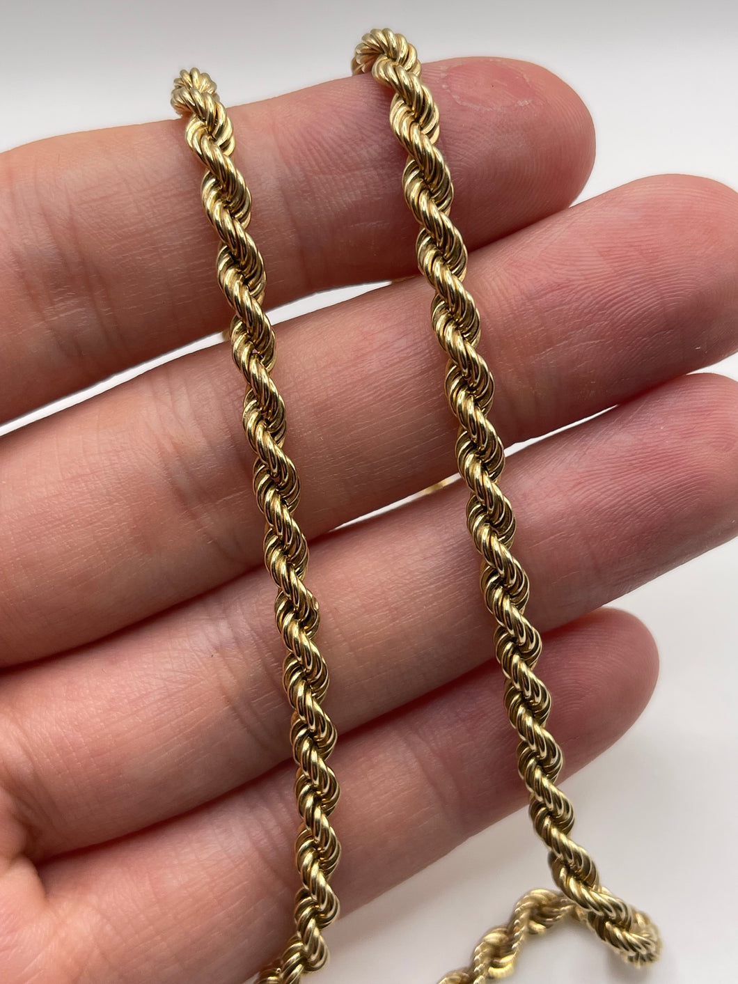 9ct gold chain 58