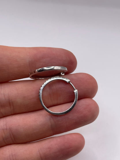 9ct white gold diamond earrings