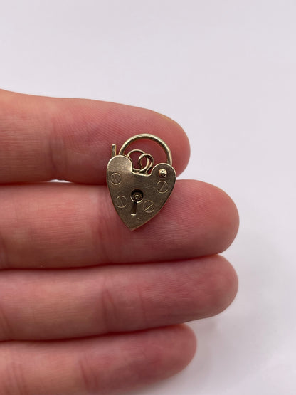 9ct gold padlock 9