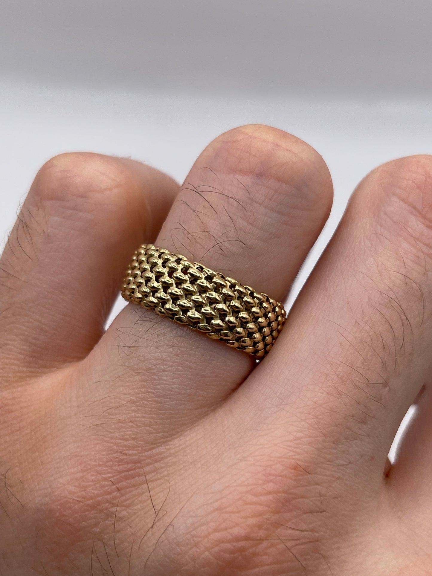 14ct gold flexible ring