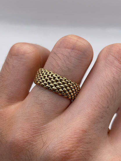 14ct gold flexible ring