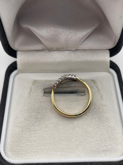 18ct gold sapphire and diamond ring