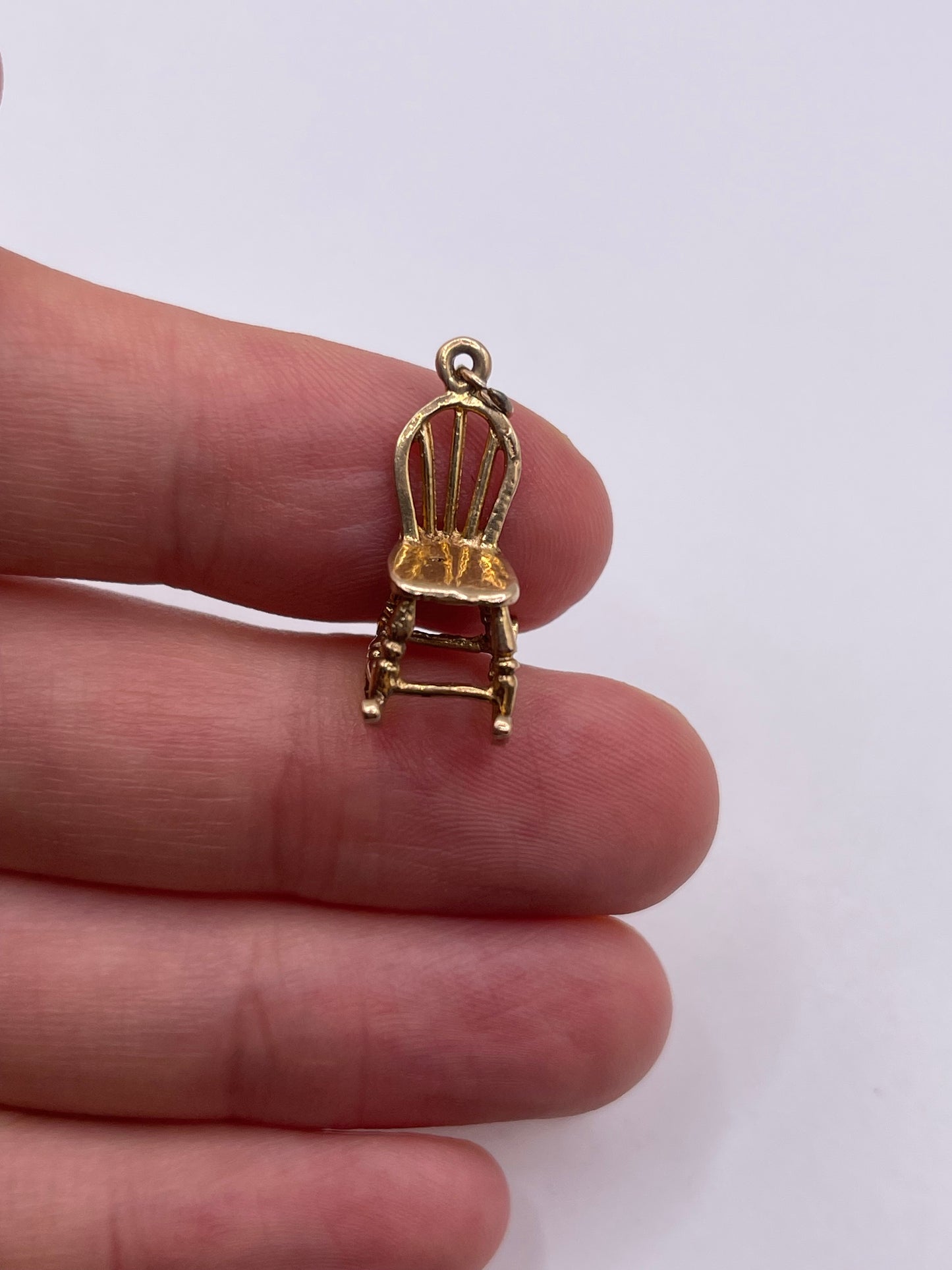 9ct gold rocking chair charm