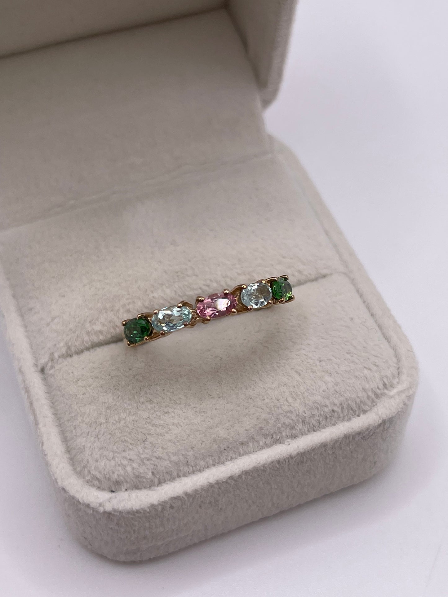 9ct gold tourmaline ring