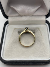 Load image into Gallery viewer, 9ct gold kyanite and diamond ring

