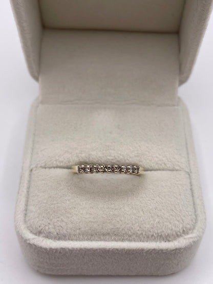 9ct gold diamond ring