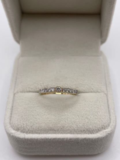9ct gold diamond ring