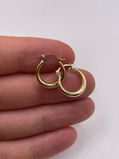 9ct gold Creole earrings