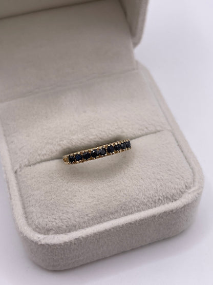 9ct gold sapphire ring