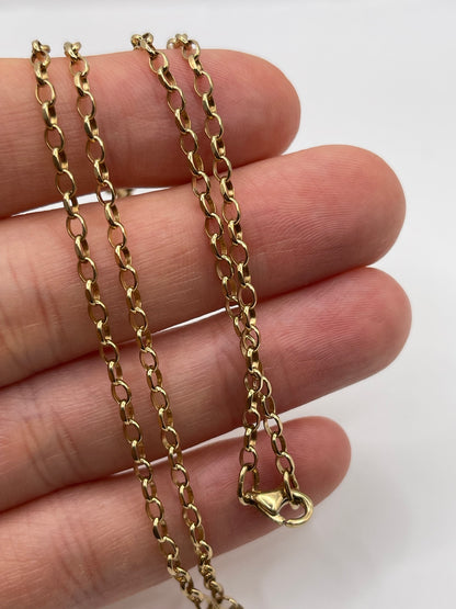 9ct gold chain 287