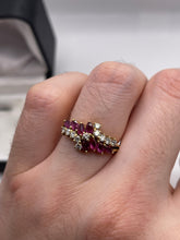 Load image into Gallery viewer, 18ct gold ruby and diamond ring
