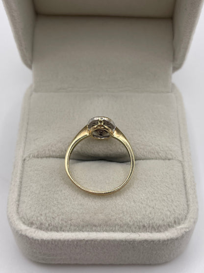 9ct gold diamond ring