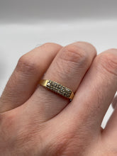 Load image into Gallery viewer, 9ct gold diamond cluster ring
