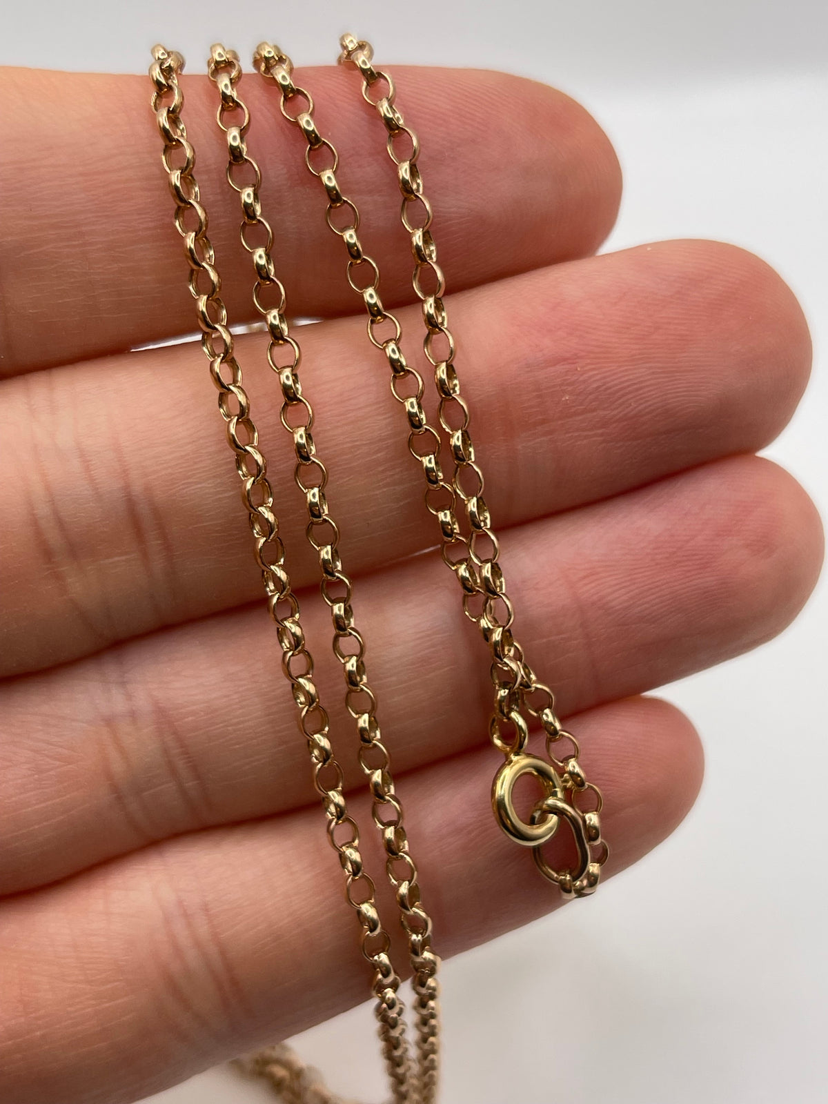 9ct rose gold chain 579
