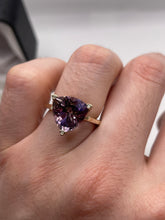 Load image into Gallery viewer, 9ct gold ametrine and diamond ring
