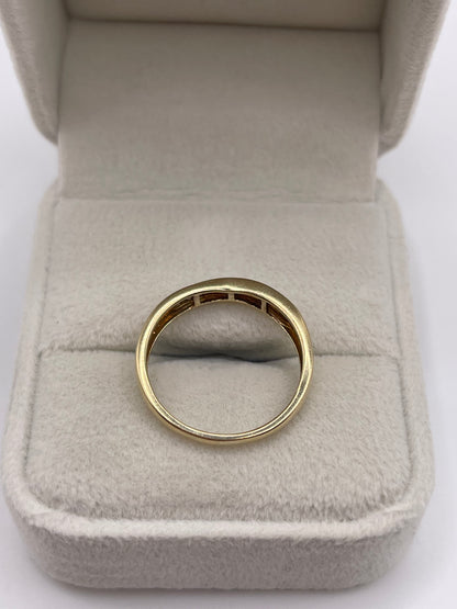 9ct gold diamond ring