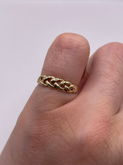 9ct gold knot ring
