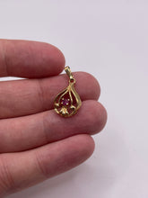 Load image into Gallery viewer, 9ct gold ruby pendant
