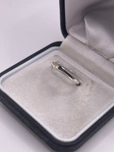 Load image into Gallery viewer, Silver cz ring
