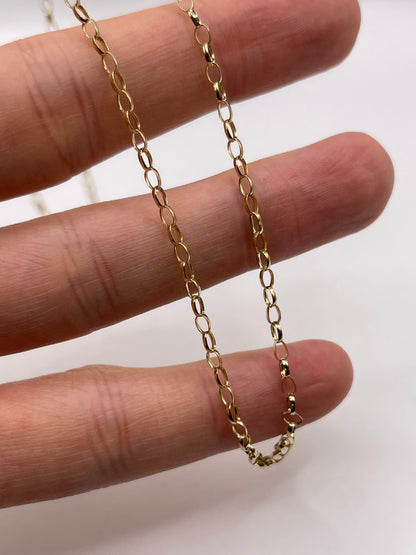 9ct gold chain 586