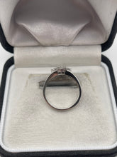Load image into Gallery viewer, 9ct white gold diamond cluster ring

