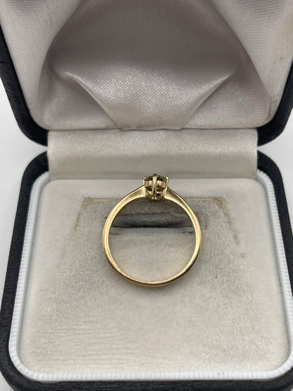 9ct gold sphene ring
