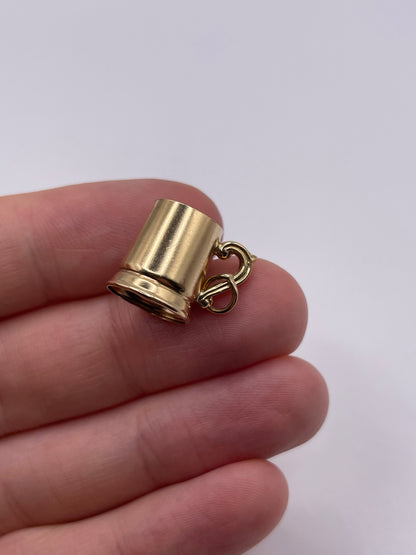 9ct gold tankard charm