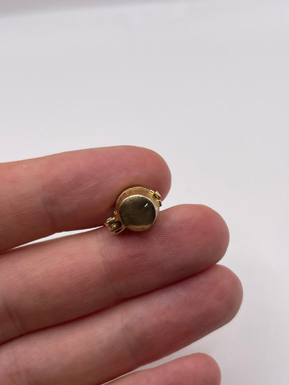 9ct gold champagne charm